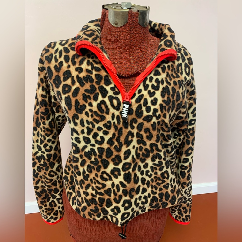 PINK Victoria's Secret Animal Print Fleece